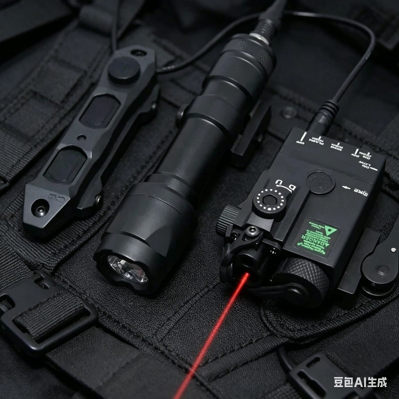 Outdoor Hunting Rifle - Hunting PEQ15 Red Green Laser Flashlight