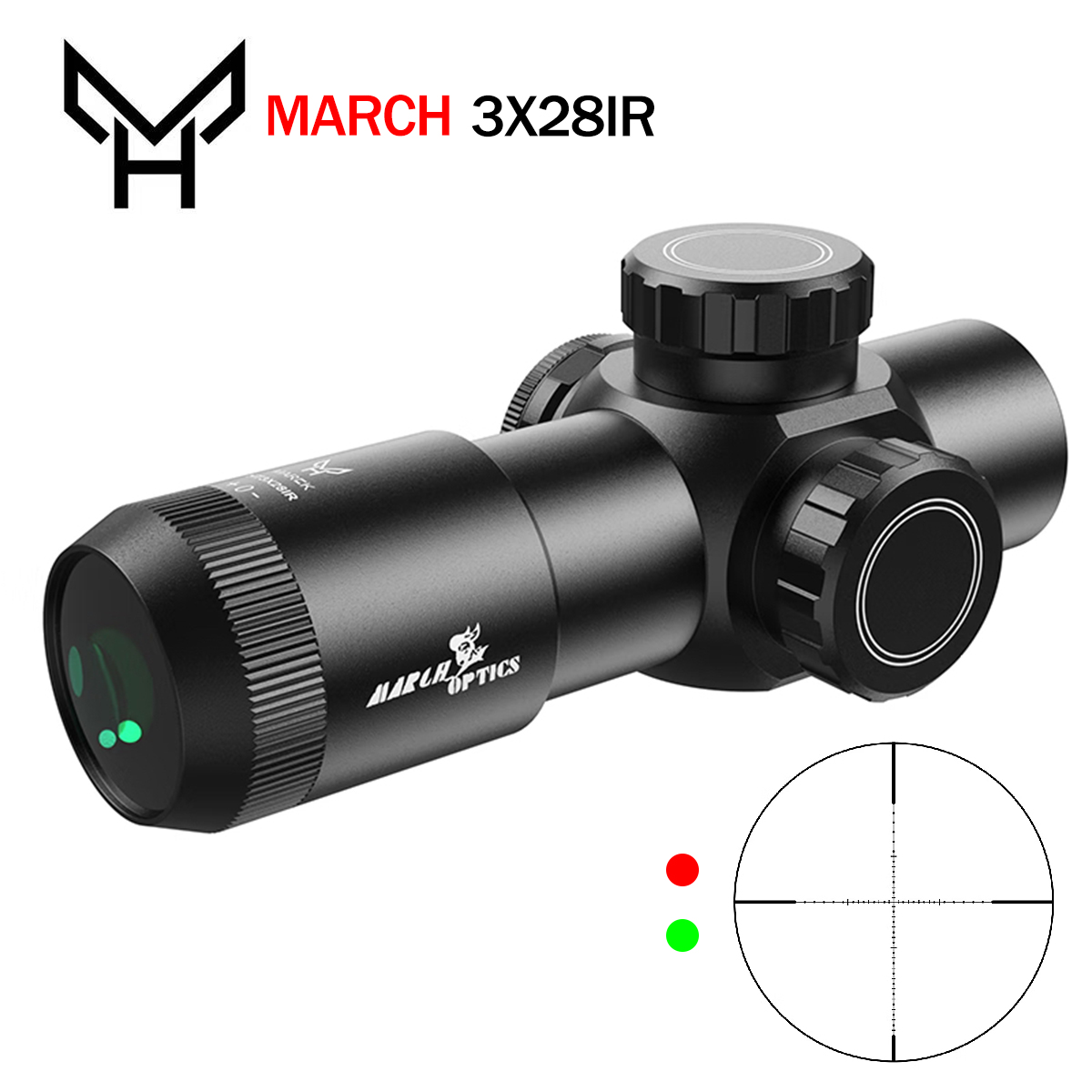 Outdoor Hunting Rifle - Tactical HT 3X28IR Optics Scope Airsoft