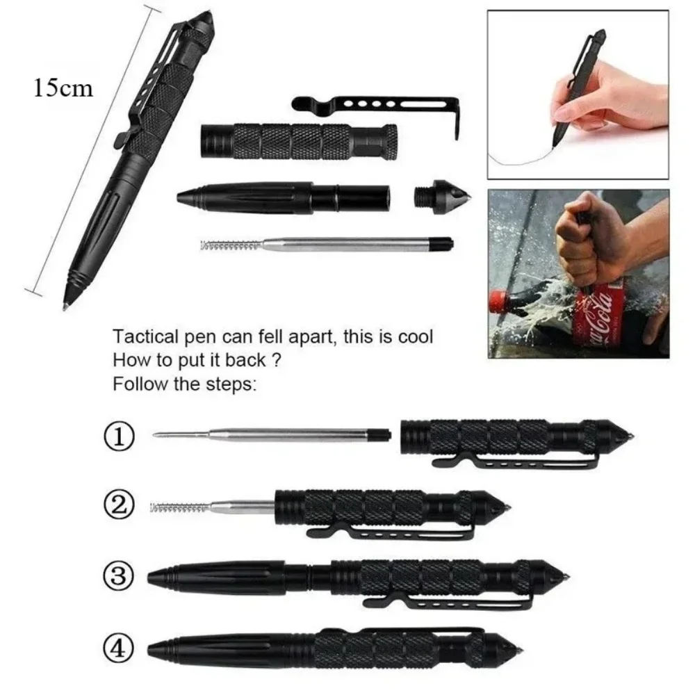 Tungsten Steel Multi Functiona - огляд і ціна Tactical Pen Tool