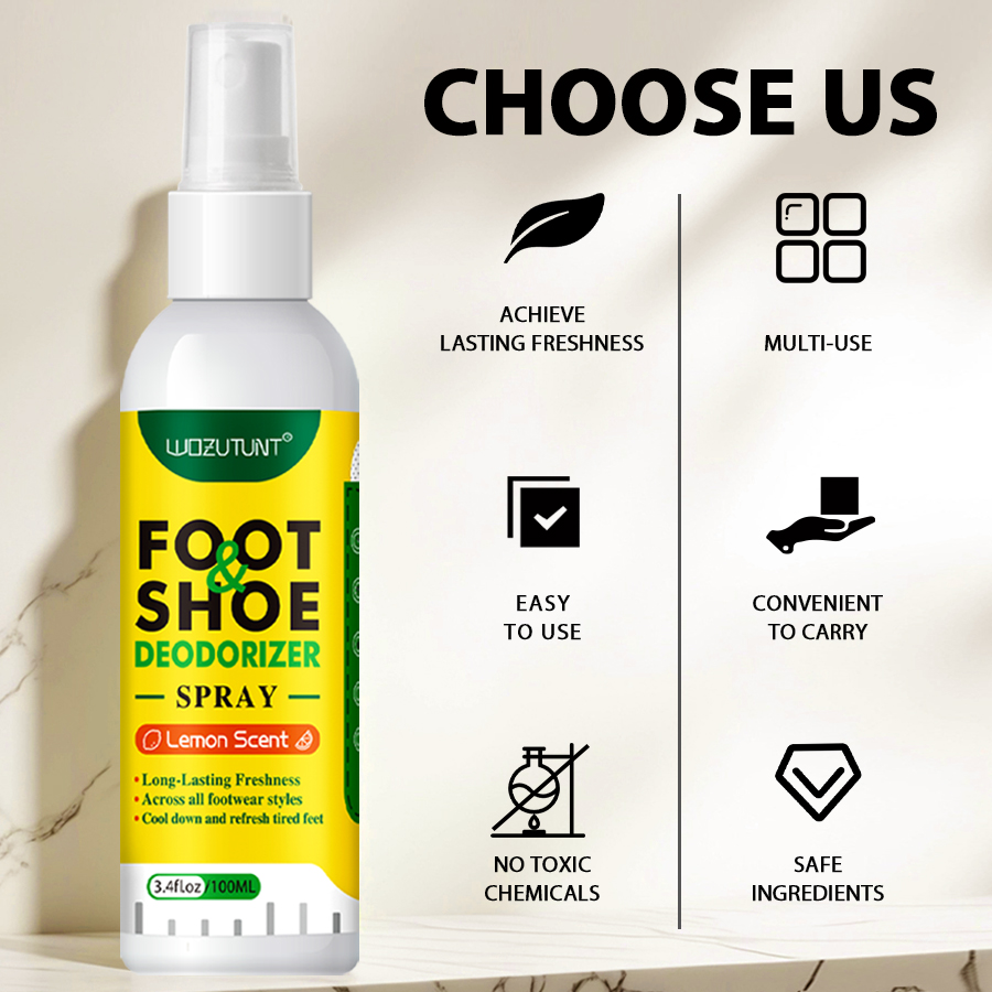 100ml Foot Shoes Deodorizer Sp - огляд і ціна Scent Eliminator Spray