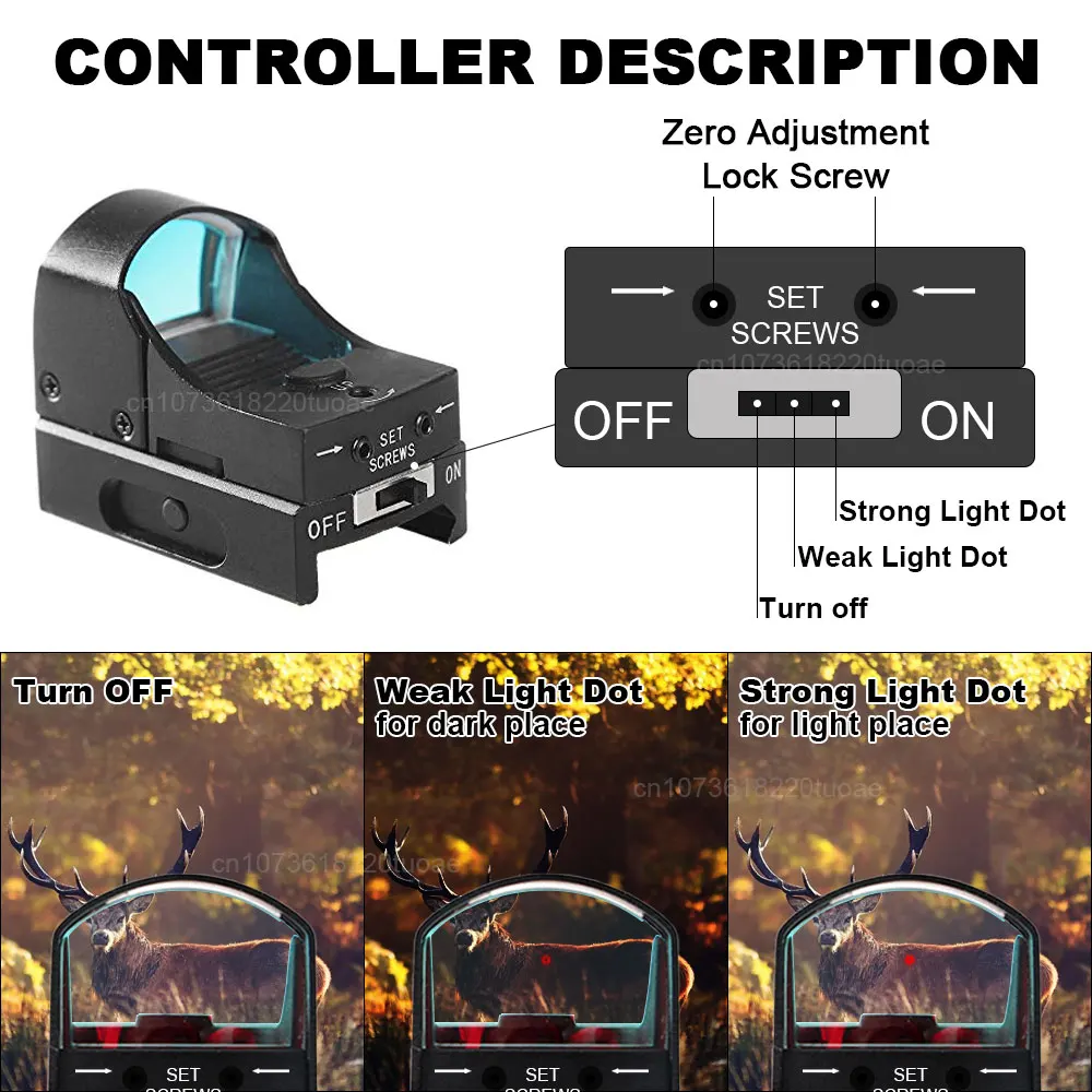 Ram Mini Red Dot Reflex Sight  - огляд і ціна Outdoor Hunting Rifle