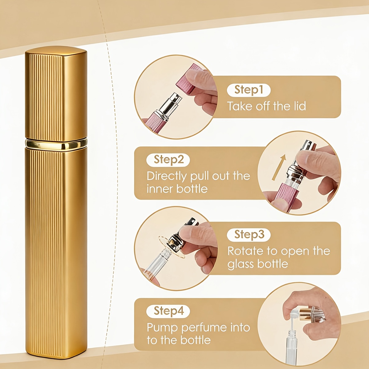 2-Piece Set, 12ml Refillable P - огляд і ціна Scent Eliminator Spray